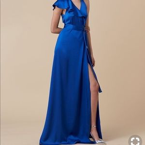 Diane Von Furstenberg Asymmetrical Wrap Gown